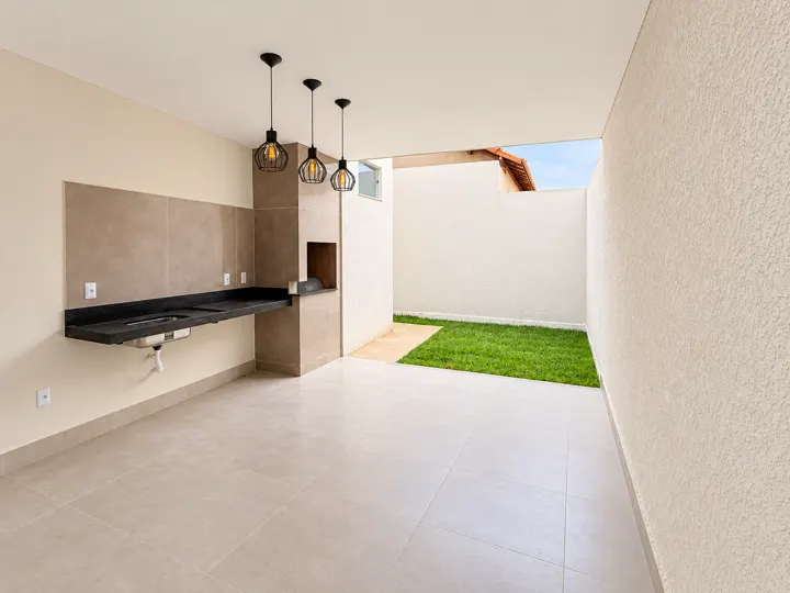 Área gourmet da casa de 137 m²