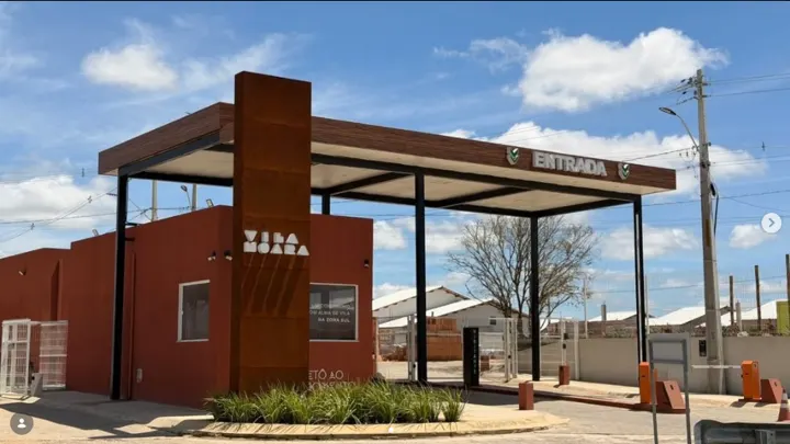 Entrada do condomínio Vila Moara